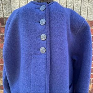 Geiger 100% Pure Virgin Wool Cardigan Sweater Jacket Button Up Tyrol Sz 40